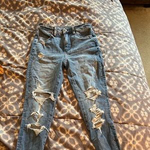 American Eagle Skinny Jegging Jeans-size 6-light wash